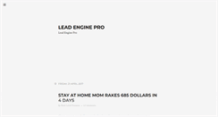 Desktop Screenshot of leadenginepro.com